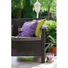 KETER. Canapea cu 3 locuri maro Corfu Love Seat..